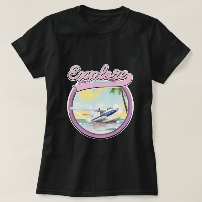 Utforska reslogotyp t shirt (Design framsida)