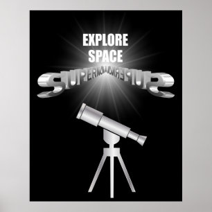 Utforska rymden poster