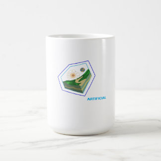 Utforska skärningspunkten mellan konstgjord kaffemugg