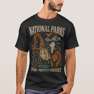 Utforska Skydda Bevara Park Björn Nationalpark T Shirt