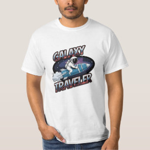 Utforska stjärnor med Roligt Astronaut-design T Shirt