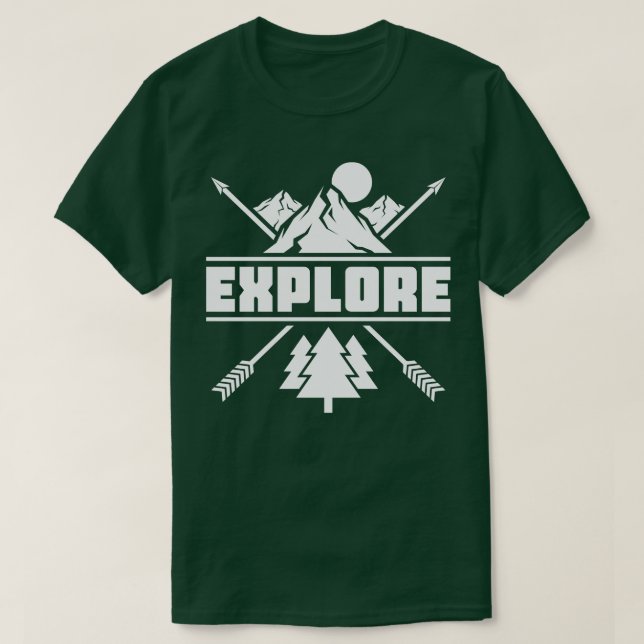 Utforska T Shirt (Design framsida)