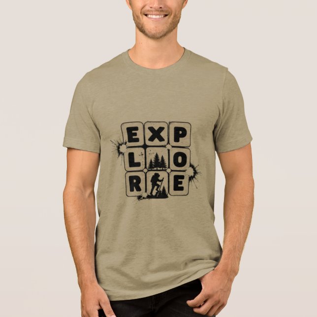 utforska t shirt (Framsida)