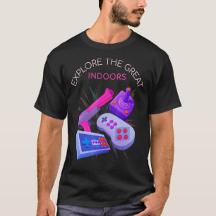 Utforska Underbara spelspelmedlemmen i Retro-spelb T Shirt