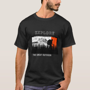 Utforska Underbaren utomhus T Shirt