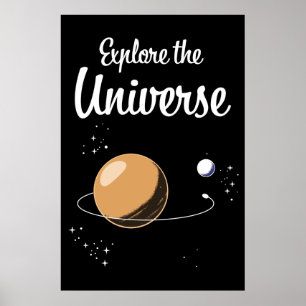 Utforska universum poster