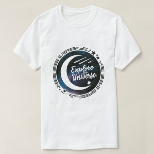 Utforska Universum Rymd & Astronomi T-Shirt