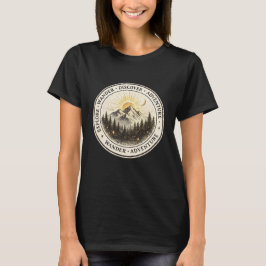 Utforska Vandra Upptäck Kvinnors BergsÄventyr T Shirt