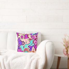 Utforska vår färgstarka Mönster Art Kudde