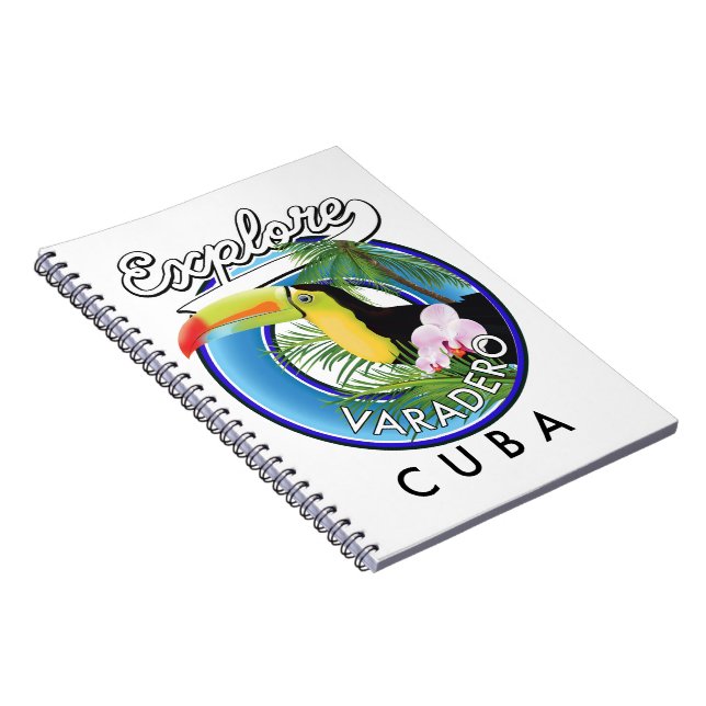 Utforska Varadero Kuba reslogotyp Anteckningsbok (Högra Sidan)