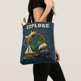 Utforska världens vintage design tygkasse