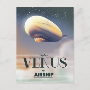 Utforska Venus efter luftskepp Vykort