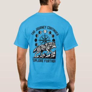 Utforska vidare vargtröja – Urban vild äventyr  T Shirt