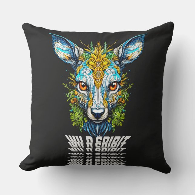 Utforska Vildens instinkt Kudde (Framsida)