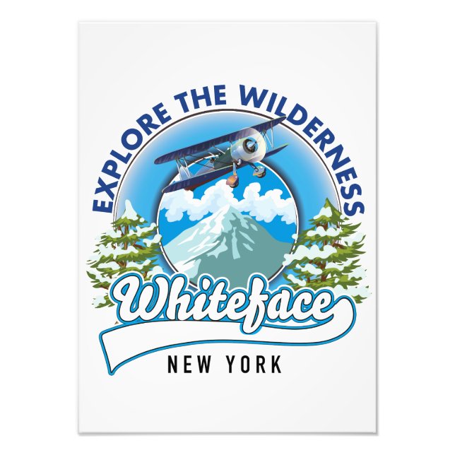 Utforska vildmarken, Whiteface New York  Fototryck (Framsidan)