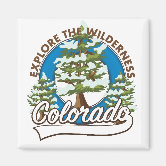 Utforska Wilderness, Colorado Magnet (Framsidan)