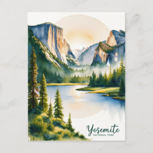 Utforska Yosemite National Park: Naturens Majestic Helg Vykort