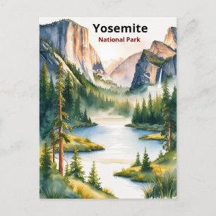 Utforska Yosemite National Park: Naturens Majestic Helg Vykort