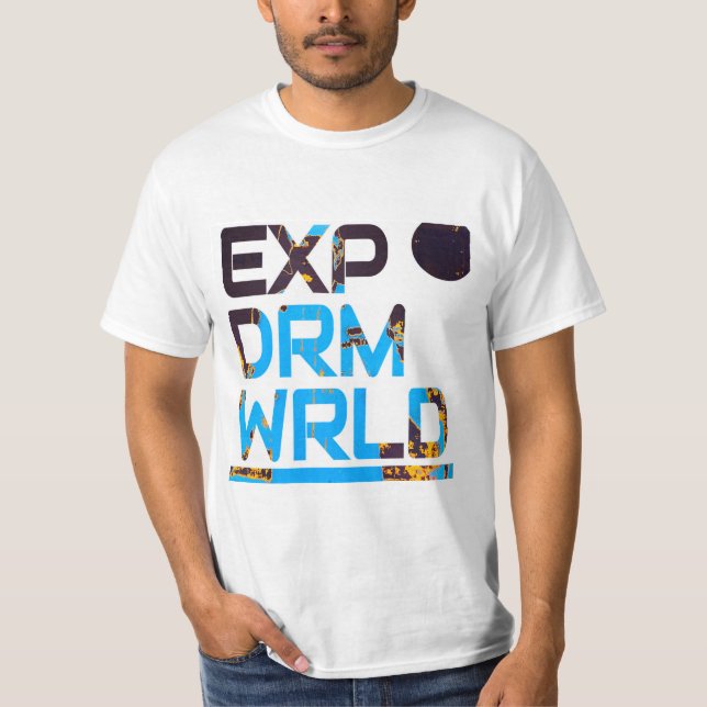 Utforskare av T-shirt-alternativ D i Dreamworld T Shirt (Framsida)