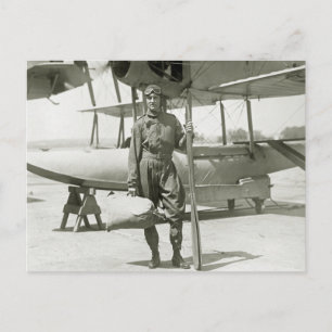 Utforskaren Byrd och Seaplane: tidigt 1900-talet Vykort