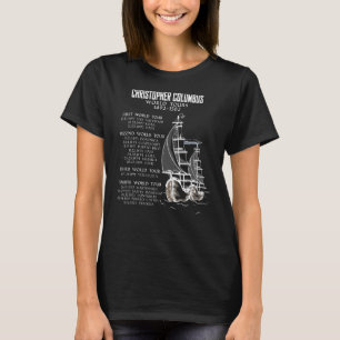 Utforskaren Christopher Columbus World Tours T Shirt