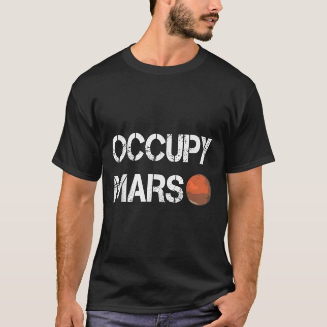 Utforskaren har utrymme för markeringar t shirt (Framsida)