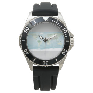 Utforskaren Karta i jordens Yta Armbandsur