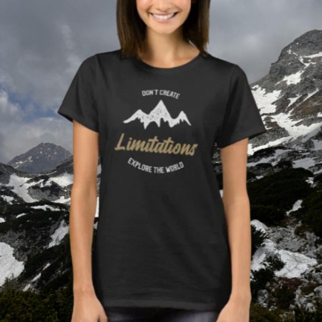 Utforskaren utan begränsningar t shirt (Skapare uppladdad)