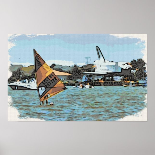 Utforskaren vatten-serie #1 poster (Framsidan)