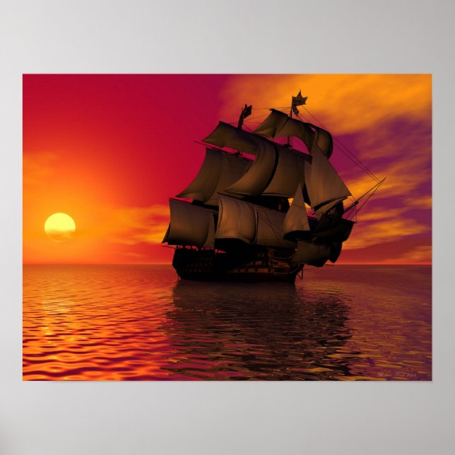 Utforskningsåldern Poster (Framsidan)