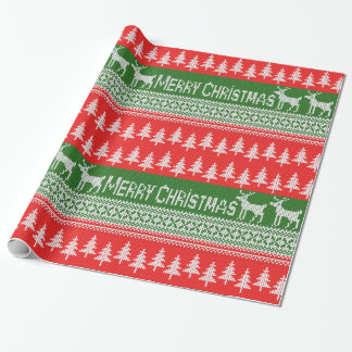 Utfrågad "God jul" mönster Presentpapper