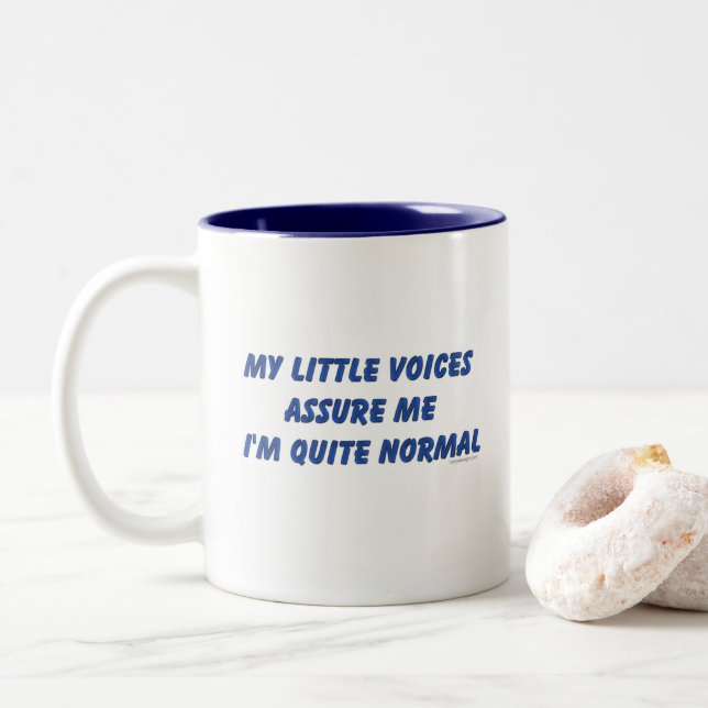 Utfrågning uttrycker humor mugg (Med munk)