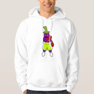 Utg. planta vid Boxing med Boxinghandskar Hoodie