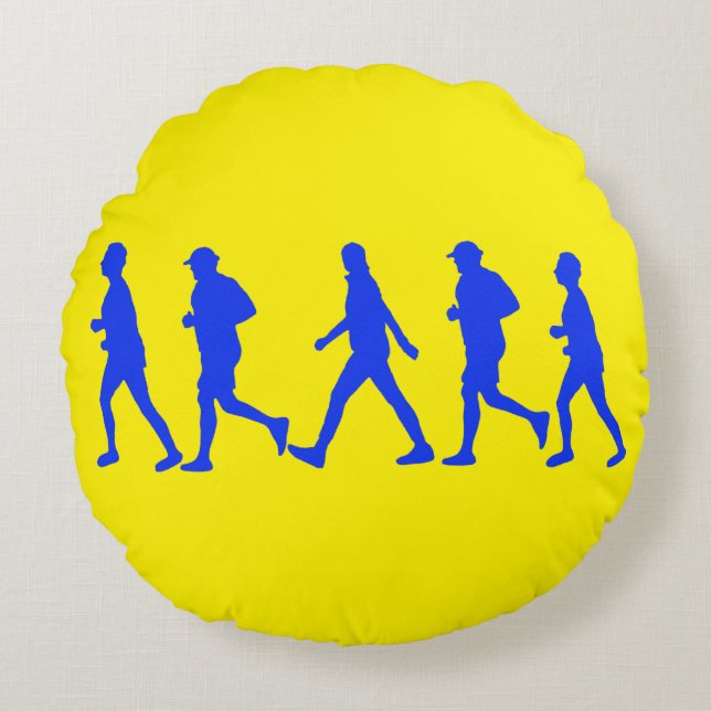 Utgående arbete för att ansluta rund kudde (Framsidan)