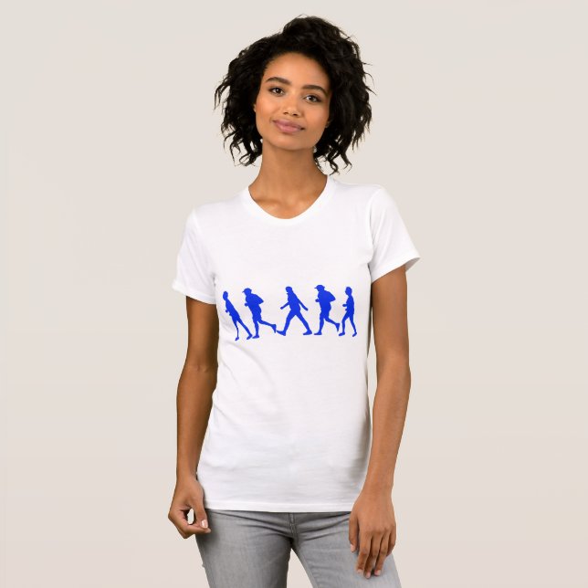 Utgående arbete för att ansluta t shirt (Hel framsida)
