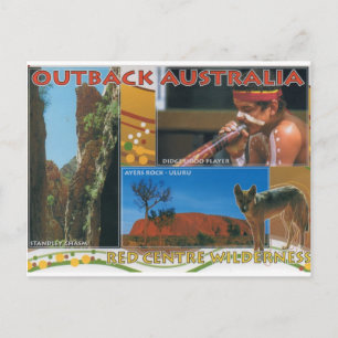Utgående Australiens vykort Scenia Australian