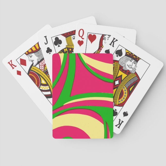 Utgående design för 60 Stil Spel Kort (Baksidan)