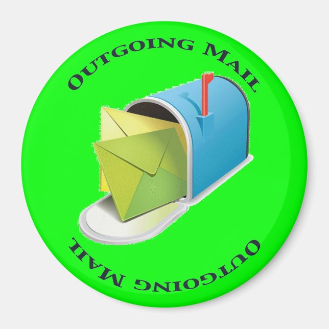 Utgående e-post magnet (Framsidan)