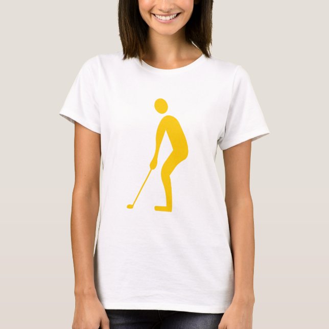 Utgående - orangegult tee shirt (Framsida)