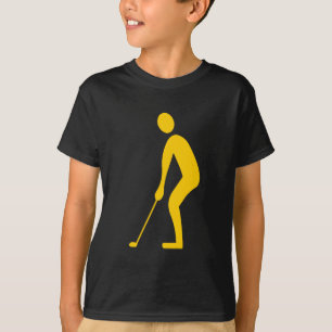 Utgående - orangegult tee shirt