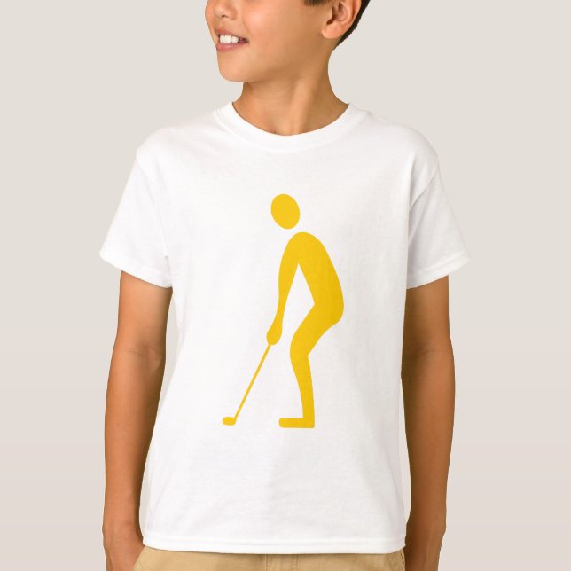 Utgående - orangegult tee shirt (Framsida)