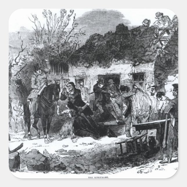 Utgåendet Fyrkantigt Klistermärke (Framsida)