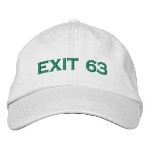 UTGÅNG 63 HAT BRODERAD KEPS