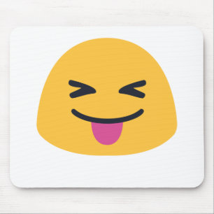Utgången av tunga stängde öga Emoji Musmatta