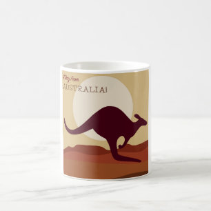 Utgångsgangaroo Kaffemugg