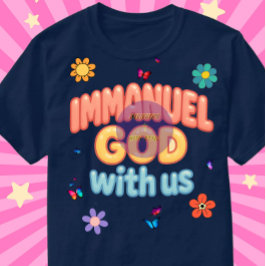 (utgåva 2) Immanuel - GOD med oss - Christian T Shirt