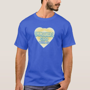 (utgåva 4) IMMANUEL - GOD med oss - Christian T Shirt
