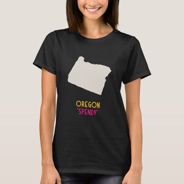 "Utgift" Oregon-stat T Shirt (Framsida)