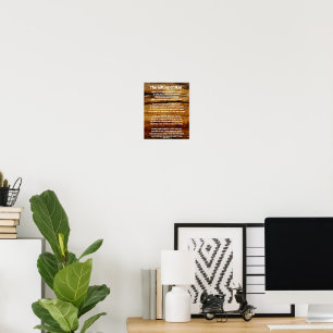 Utgivande av människan/gåva till honom/henne Art/D Poster