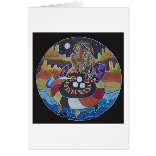 Utgjuta Hälsningskort (Framsidan)